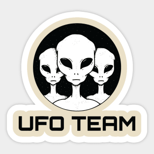 team ufo Sticker
